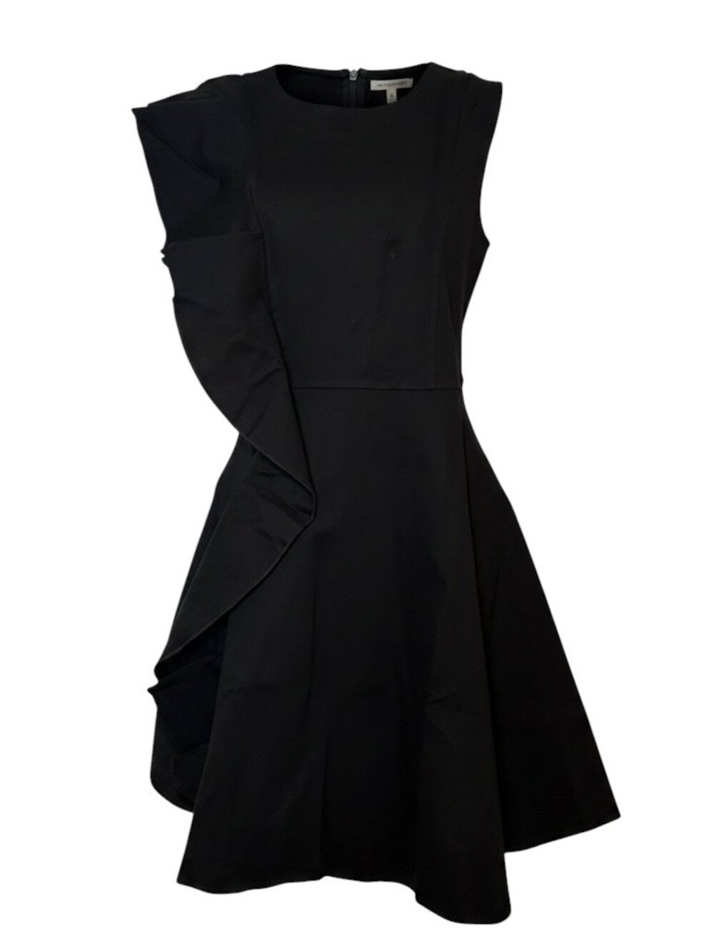 Few Moda Black Ruffle Mini Dress NWT Medium Fit & Flare Cocktail